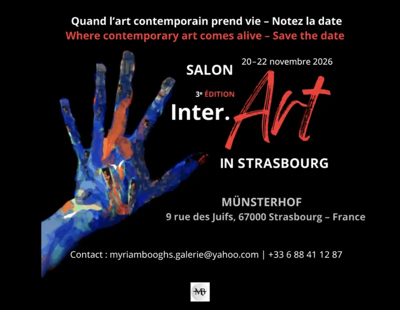 Inter.ART Strasbourg – 3ᵉ Édition 2026 | Salon d&rsquo;Art Contemporain