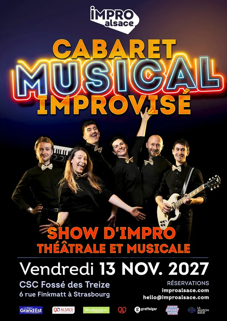 Show d&rsquo;IMPRO Alsace : Cabaret Musical Improvisé