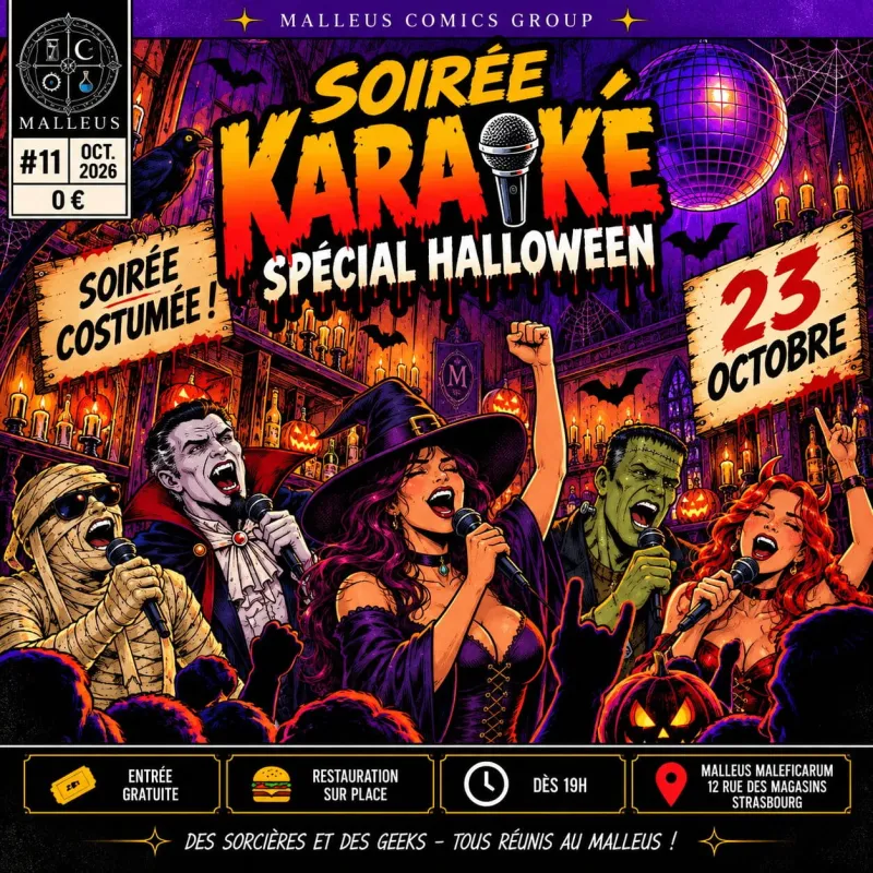 Karaoké Spécial Halloween au Malleus
