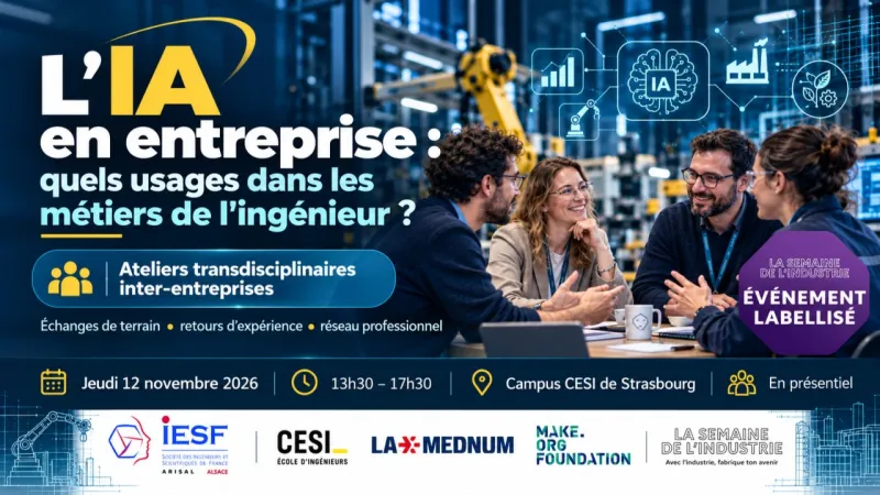 Ateliers Transdisciplinaires : L&rsquo;IA dans les Métiers de l&rsquo;Ingénieur
