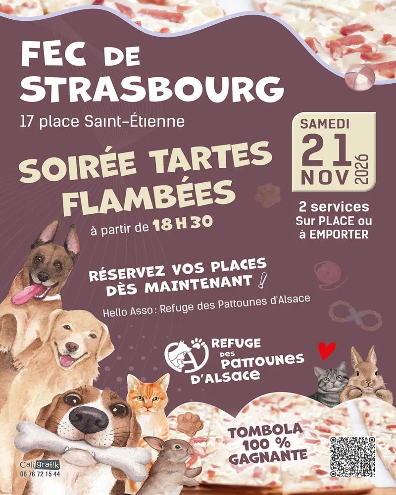 Soirée Tartes Flambées du Refuge des Pattounes d&rsquo;Alsace #2