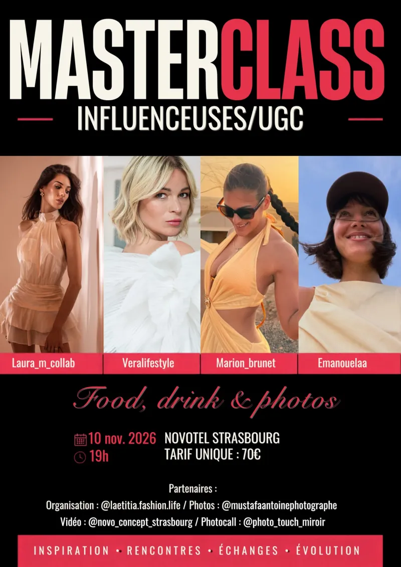 Mastersclass influenceuses/ugc