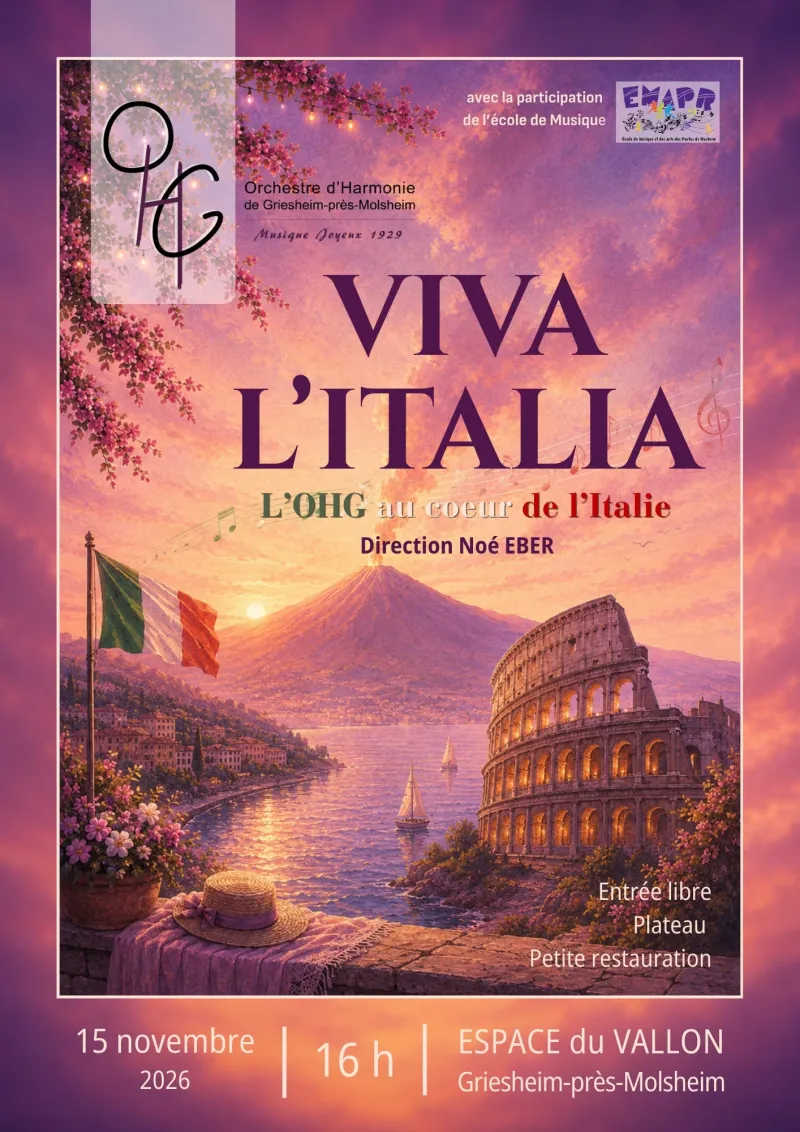 Concert de musique « Viva l&rsquo;Italia »