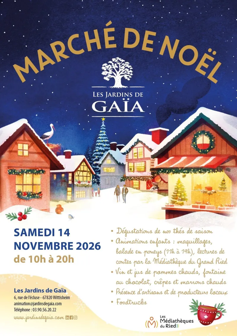 Marché de Noël – Jardins de Gaïa