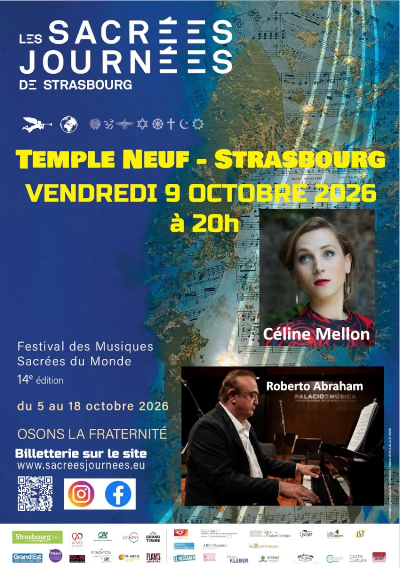 Concert 2 – En duo, le pianiste  R. Abraham et la soprano C.Mellon