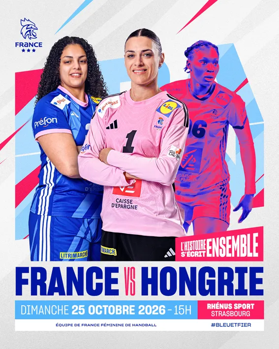 Match amical handball féminin France VS Hongrie