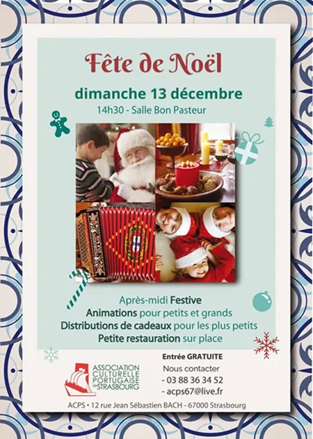 Fête de Noël de l&rsquo;Association culturelle portugaise de Strasbourg