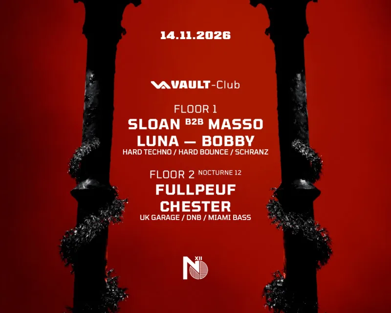 VAULT-Club — Hard techno – hard bounce – schranz