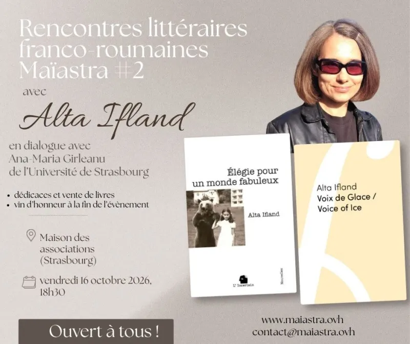 Alta Ifland en dialogue avec Ana-Maria Girleanu