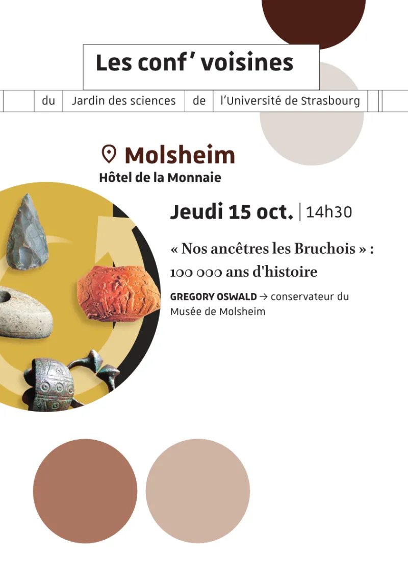 Conf&rsquo; voisines | « Nos ancêtres les Bruchois » : 100 000 ans d&rsquo;histoire