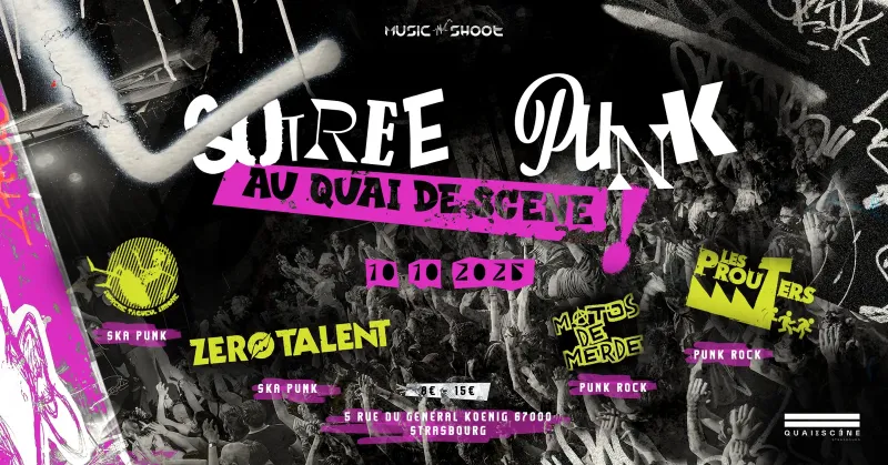 Soirée Punk au Quai de Scène