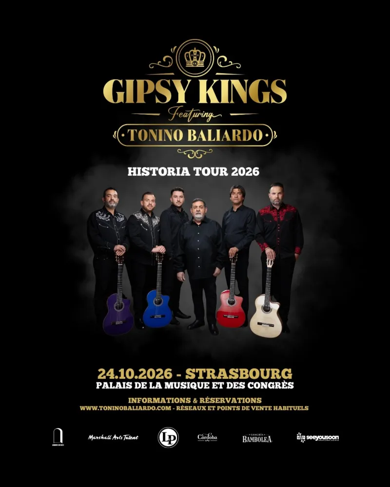 GIPSY KINGS FEAT. TONINO BALIARDO – Historia tour 2026