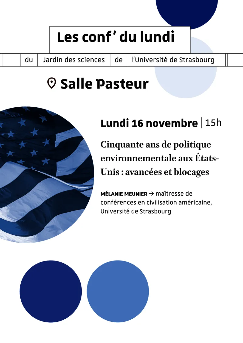 Conf&rsquo; du lundi | Cinquante ans de politique environnementale aux États-Unis : avancées et blocages