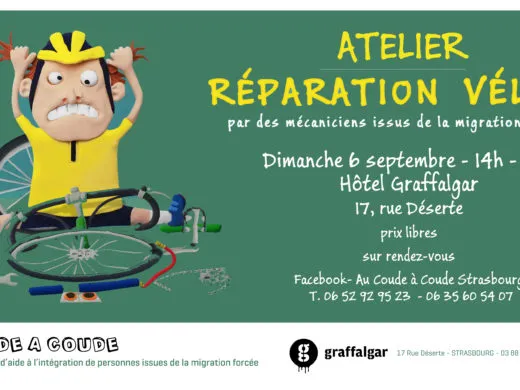 Le Graffalgar accueille un atelier de réparation de vélos solidaire