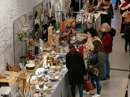 Le marché de la création aux Halles du Scilt