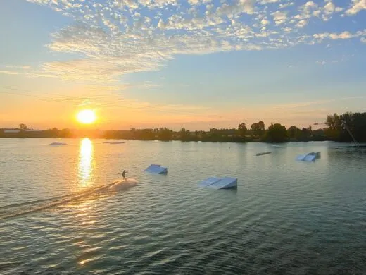 Une Compétition internationale de Wakeboard à Brumath