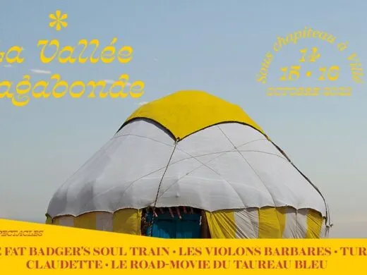 Ambiance chapiteau – guinguette à la Vallée Vagabonde
