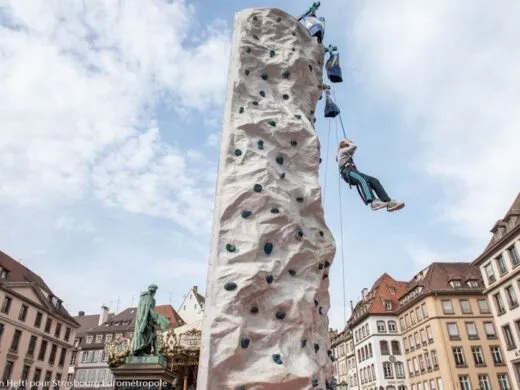 Descente en tyrolienne, escalade et parcours d&rsquo;aventure à Strasbourg
