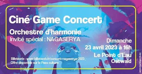 Le No Limit Orchestra présente Ciné Game Concert au Point d&rsquo;Eau