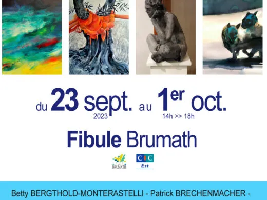 Vernissage de BRUM&rsquo;ART fête ses 60 ans – du 23 septembre au 1er octobre – Brumath
