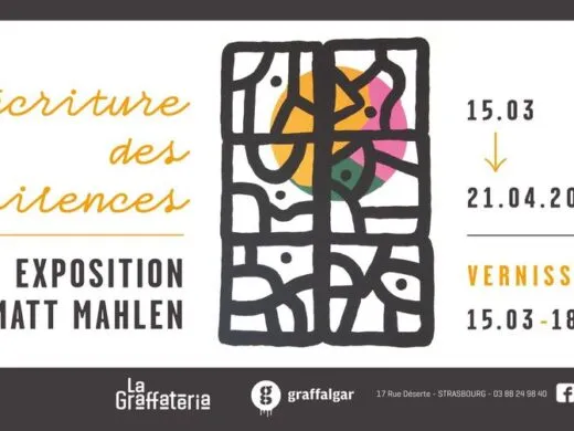 L&rsquo;écriture des silences – du 15 mars au 21 avril – Strasbourg