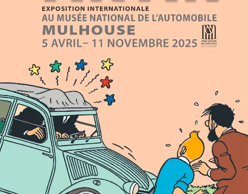 En voiture avec Tintin – du 5 avril au 11 novembre – Mulhouse