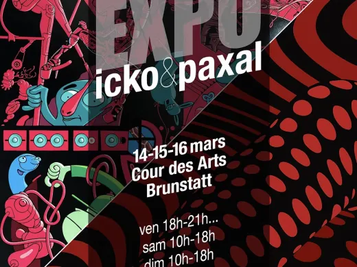 Exposition PAXAL & ICKO 25 – Du 14 au 16 mars – Brunstatt
