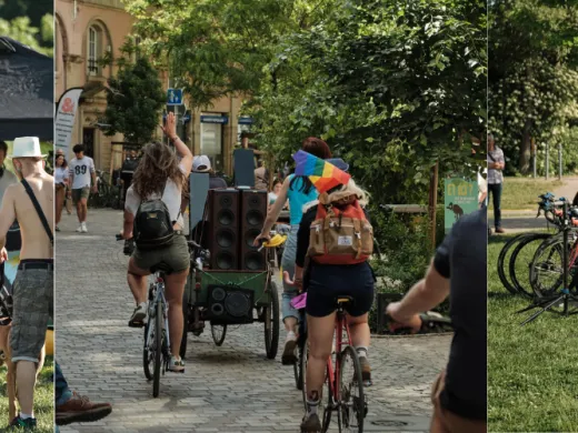 Grand village des assos, parade à vélo et musique à gogo : en mai le parc du Heyritz prend des airs de fête
