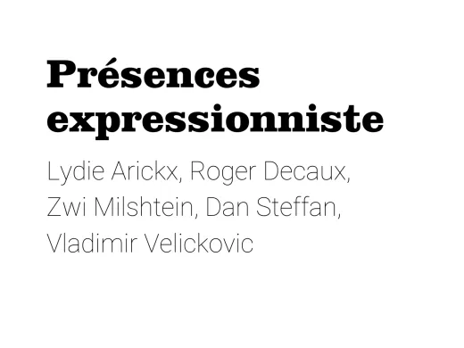 Présences expressionnistes – du 13 avril au 4 mai – Hurtigheim