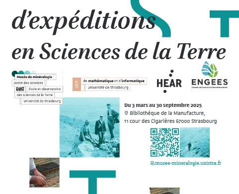 Exposition Récits d’expédition en Sciences de la Terre – Du 3 mars au 30 septembre – Strasbourg