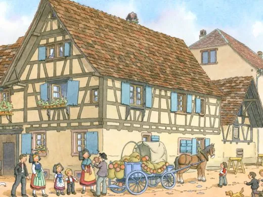 L&rsquo;Alsace heureuse de Georges Ratkoff – du 5 juillet au 30 septembre – Ungersheim