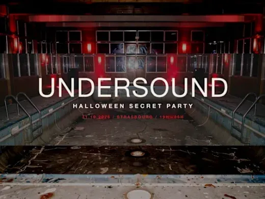 Pour Halloween, la piscine vidée d&rsquo;une villa se transforme en dancefloor pour une soirée