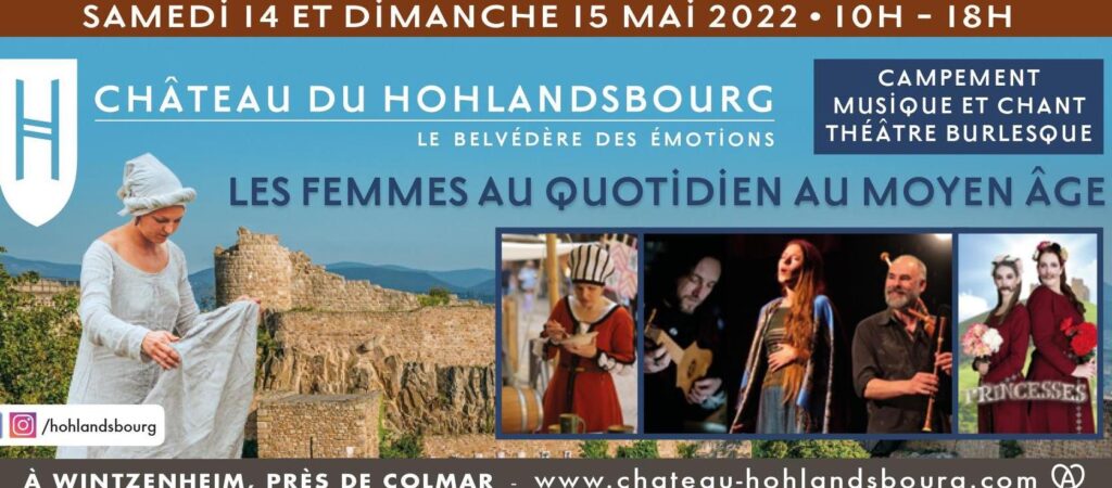 femmes Moyen-Âge chateau du Hohlandsbourg