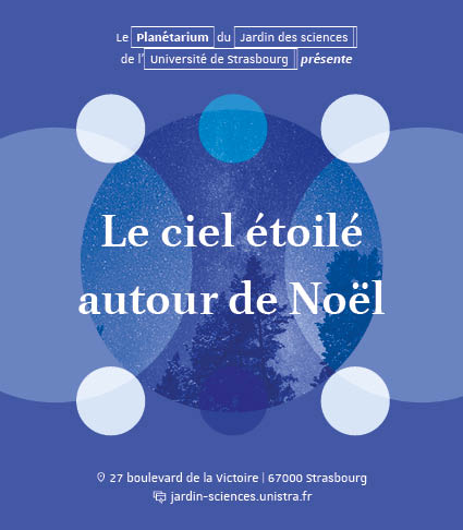 le ciel étoilé autour de Noël