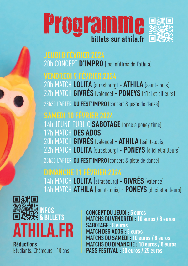 Fest'impro programme