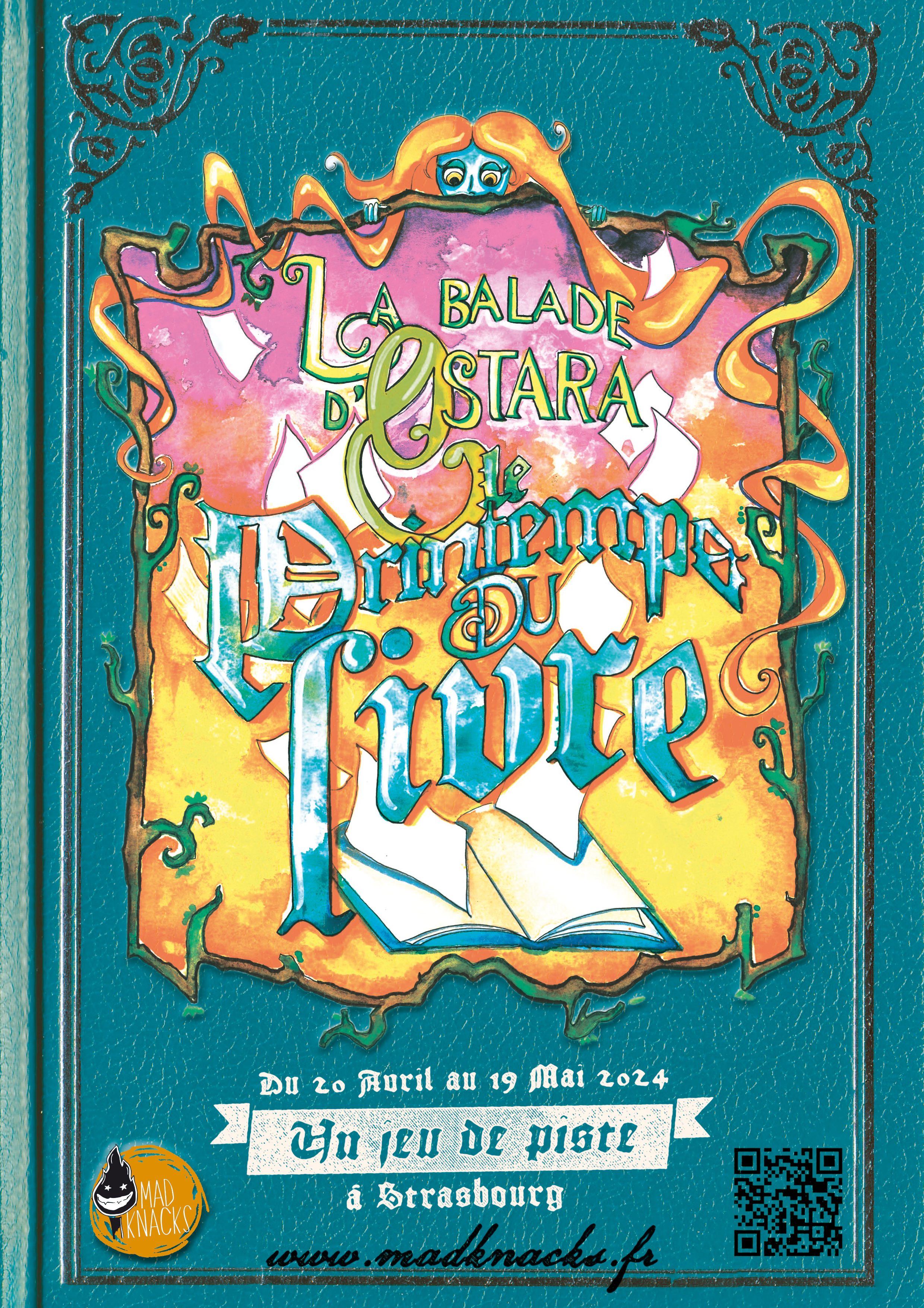 Affiche - la balade d'Ostara, le Printemps du livre