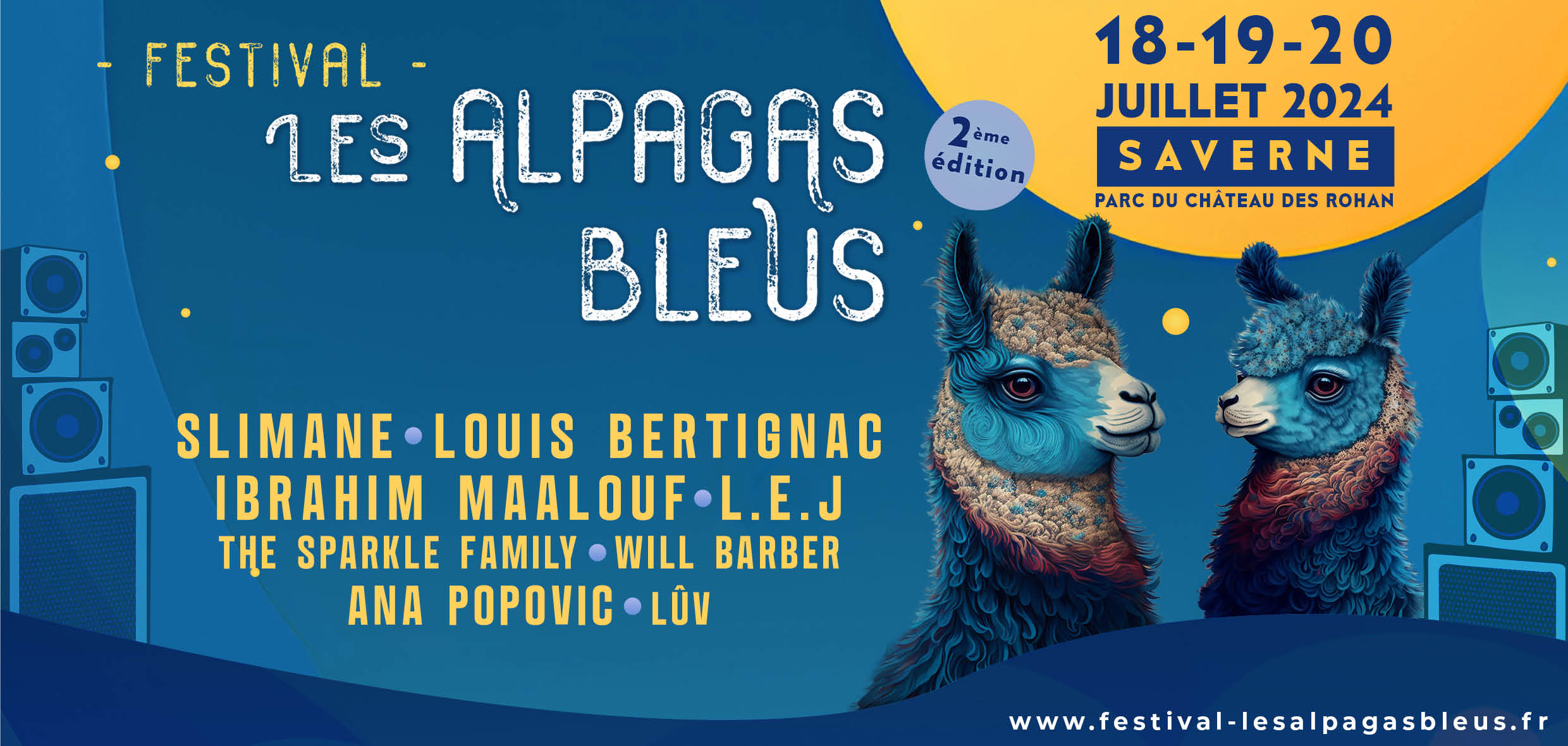 alpagas bleus