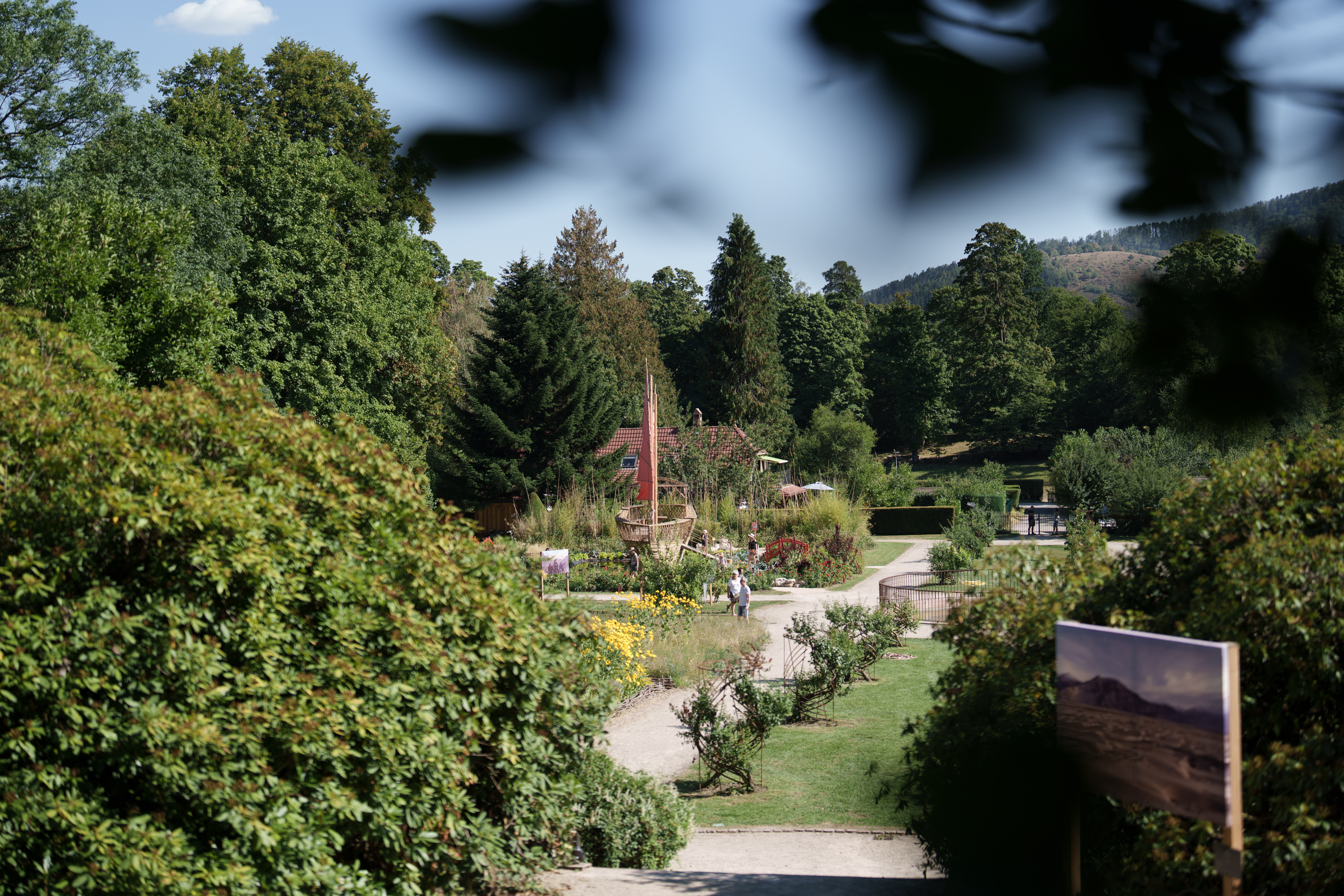 infrastructure pour enfant du jardin de Wesserling