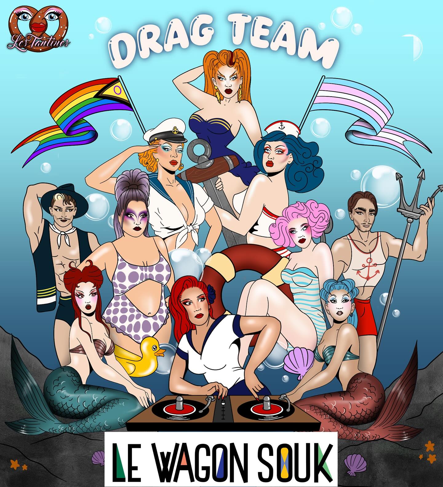 Affiche à l'occasion de la soirée mousse 
