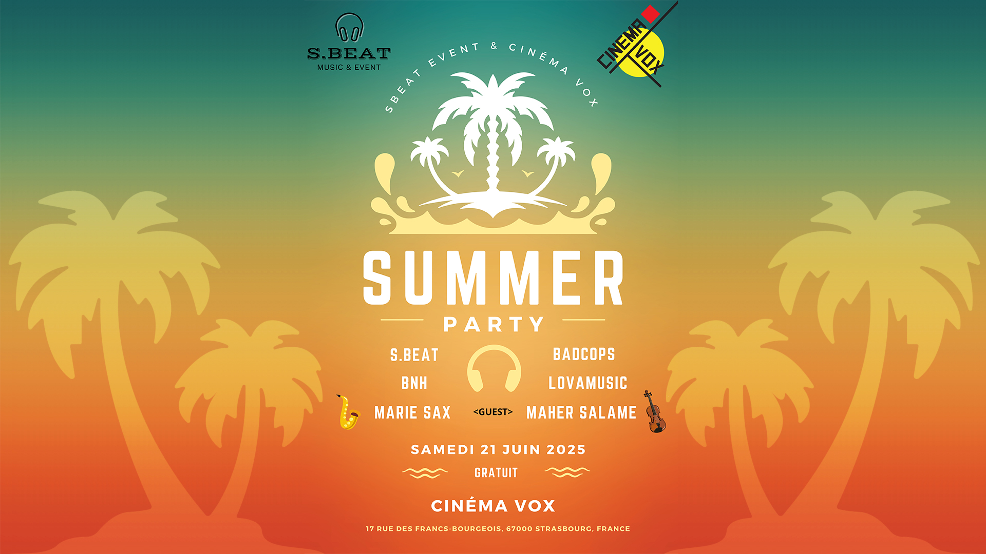 Vox à Strasbourg fête de la musique en Alsace